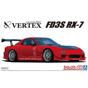 Aoshima 05839 1/24 Mazda Vertex FD3S RX-7`99 Racing Sport Jármű, Autó, Hobbi, Játék, Műanyag Modell Építési Szerelési Készlet